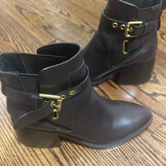 See by Chloé Women's Averi Block Heel Booties- Worn Twice - Picture 3 of 9